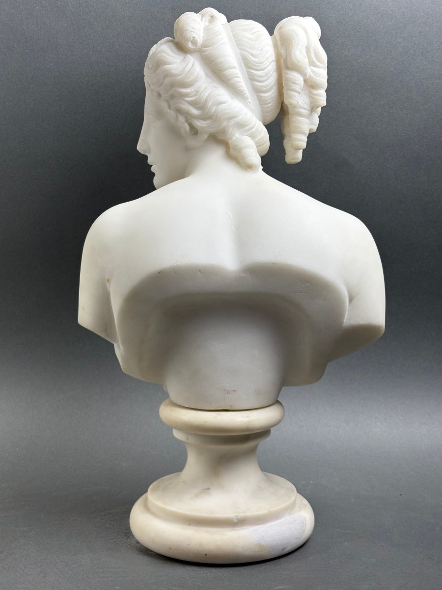 19th Florentine Marble Bust Of The Venus Italica, Grand Tour-photo-1