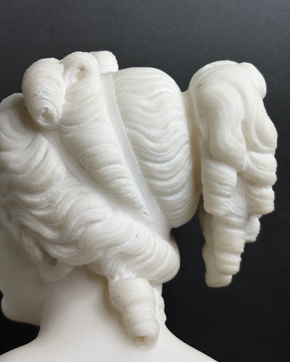 19th Florentine Marble Bust Of The Venus Italica, Grand Tour-photo-2