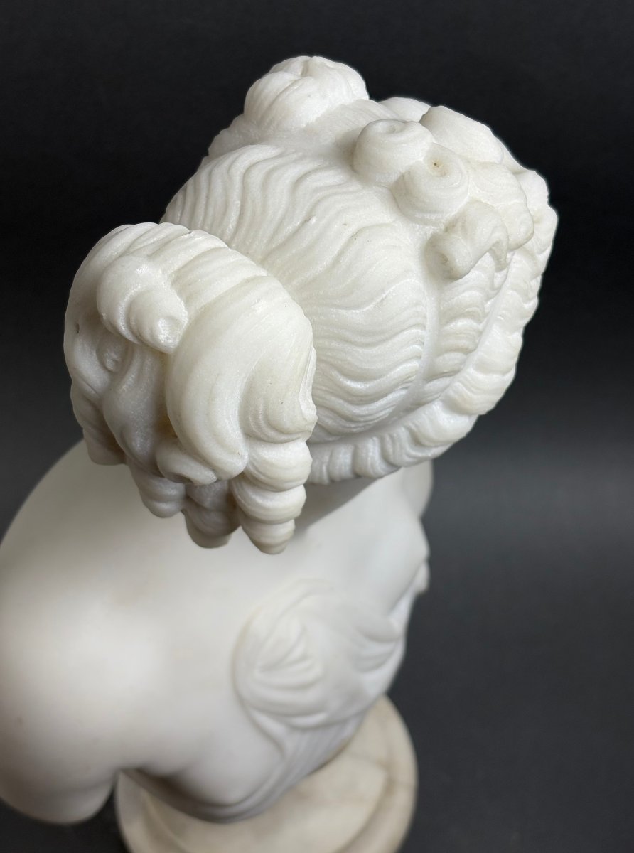 19th Florentine Marble Bust Of The Venus Italica, Grand Tour-photo-4
