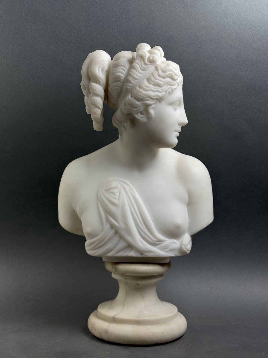 19th Florentine Marble Bust Of The Venus Italica, Grand Tour