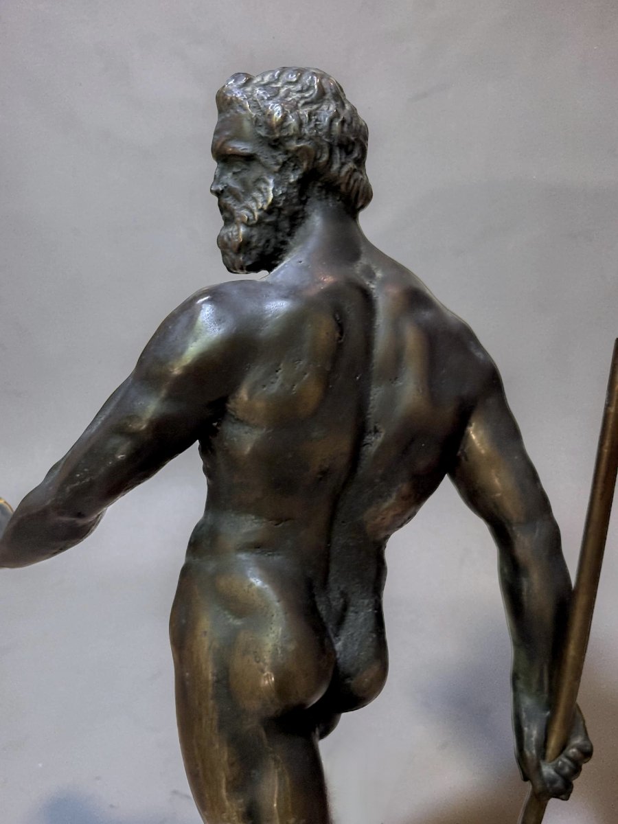 Statue en Bronze de Neptune d'aprés Jean de Boulogne Fonderie venturi-photo-2