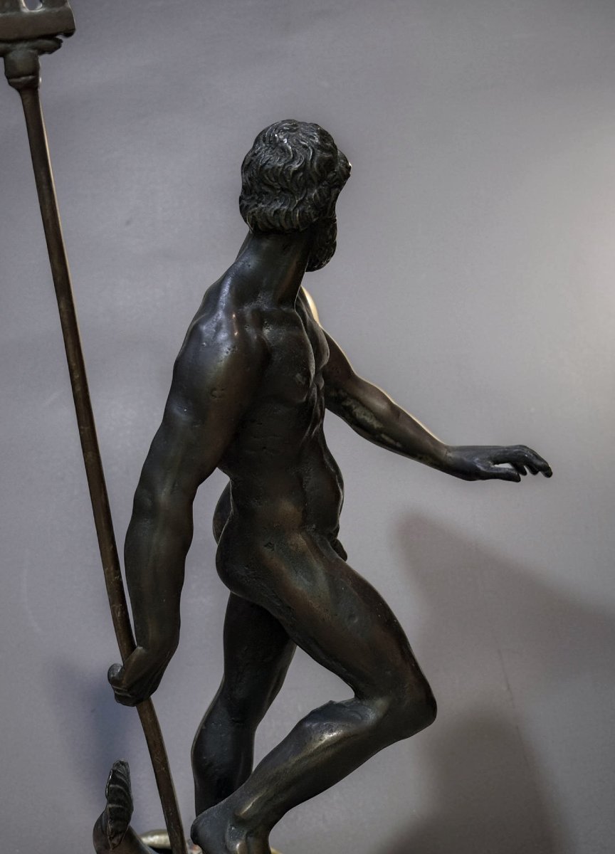 Statue en Bronze de Neptune d'aprés Jean de Boulogne Fonderie venturi-photo-5