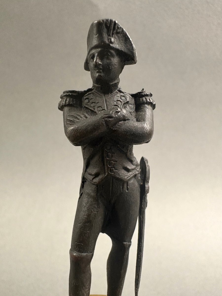 Napoleon Bonaparte Miniature Bronze Statuette, Circa 1820–30-photo-2