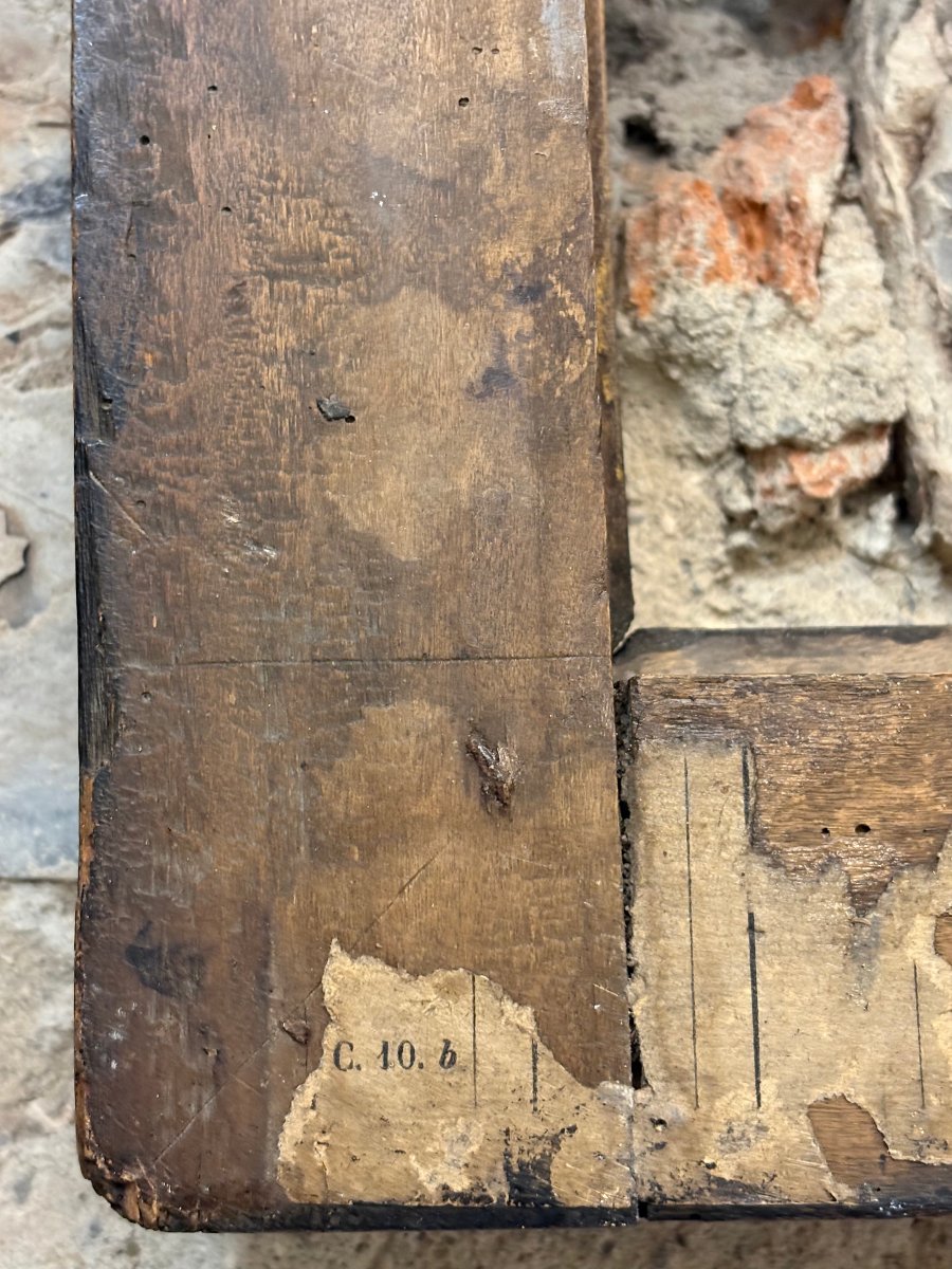 Cadre en Bois Ebonisé Italie fin 17éme début 18éme -photo-3