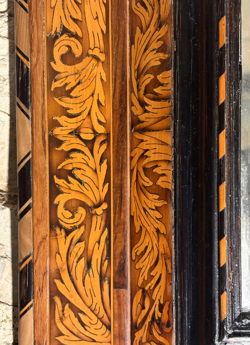 Miroir Marqueté Louis XIV attribué à Noël Hache (1630-1675)-photo-3