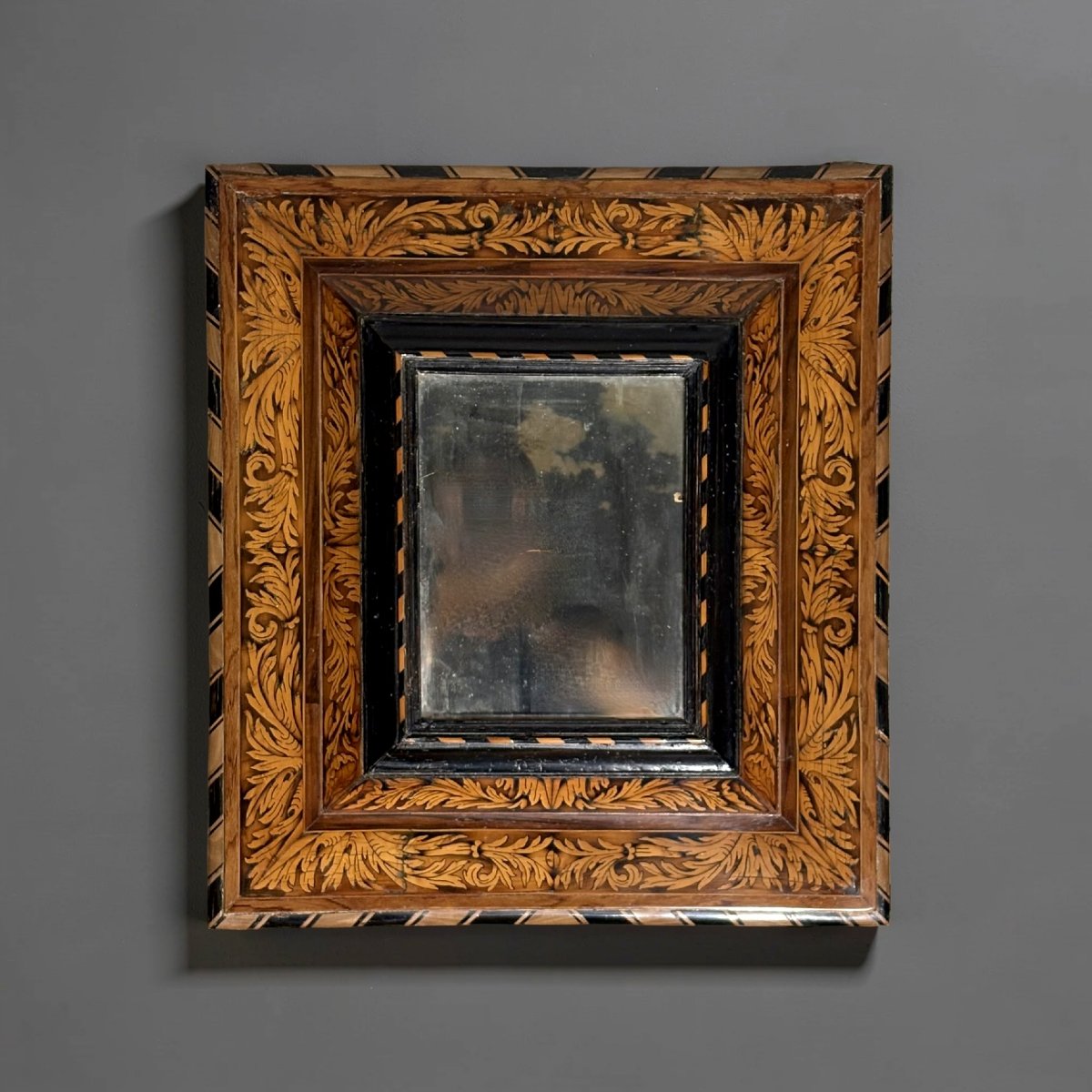 Miroir Marqueté Louis XIV attribué à Noël Hache (1630-1675)