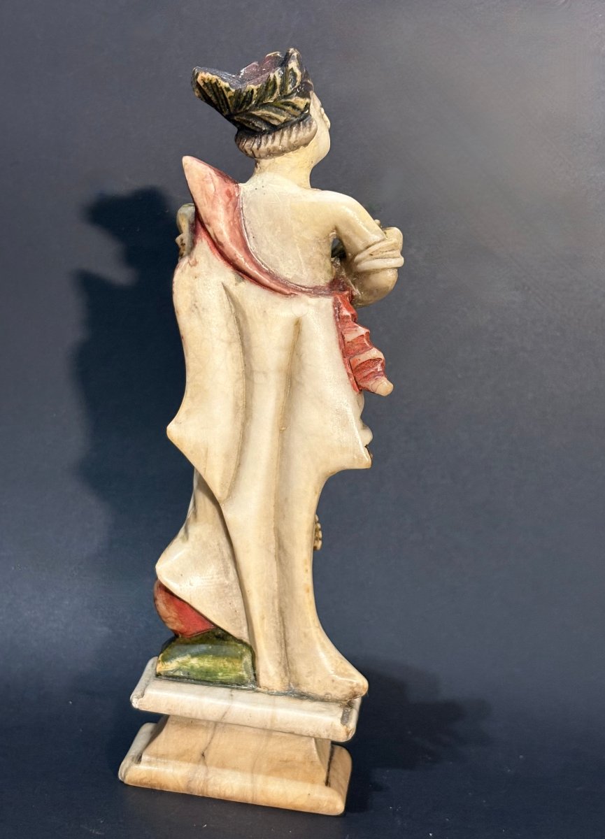 "the Four Seasons," 17th Polychrome Alabaster Group From Northern Italy-photo-4