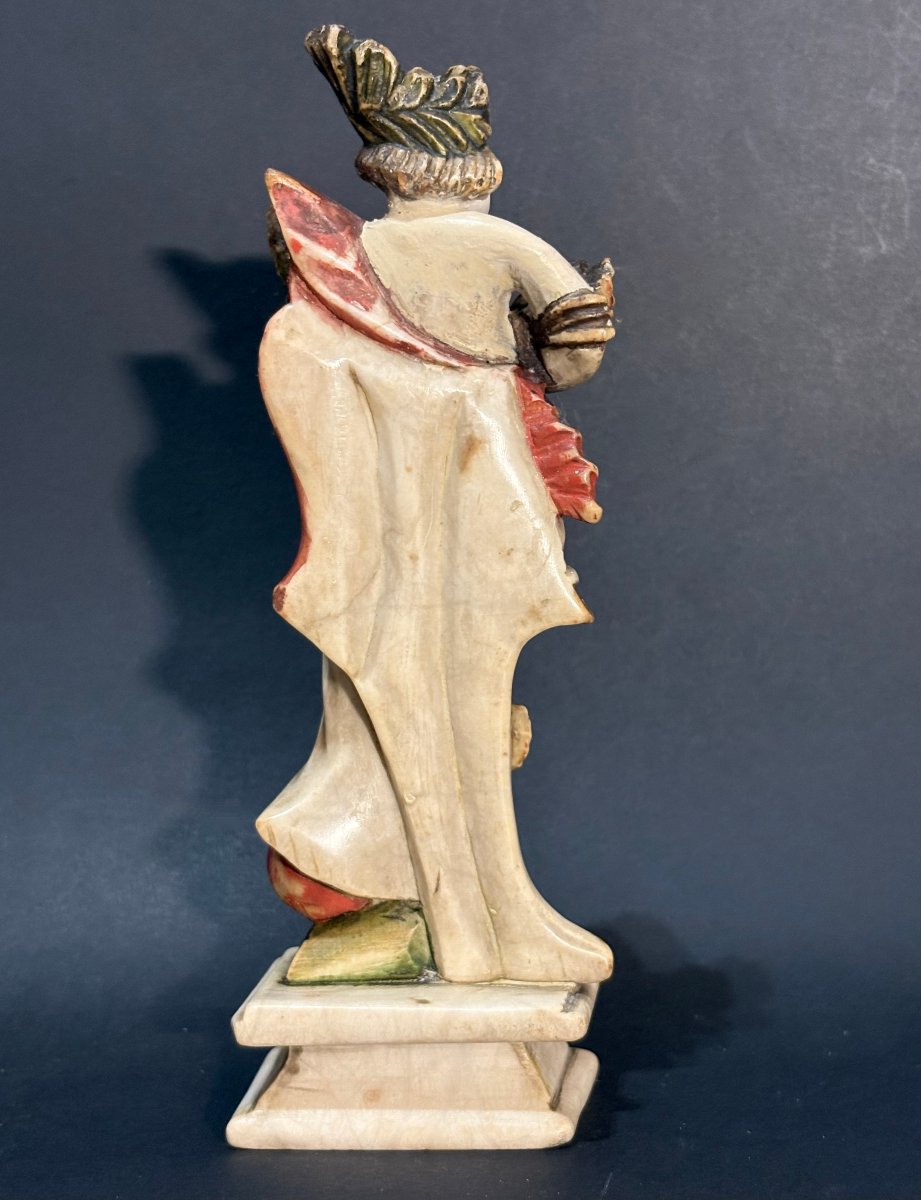 "the Four Seasons," 17th Polychrome Alabaster Group From Northern Italy-photo-2