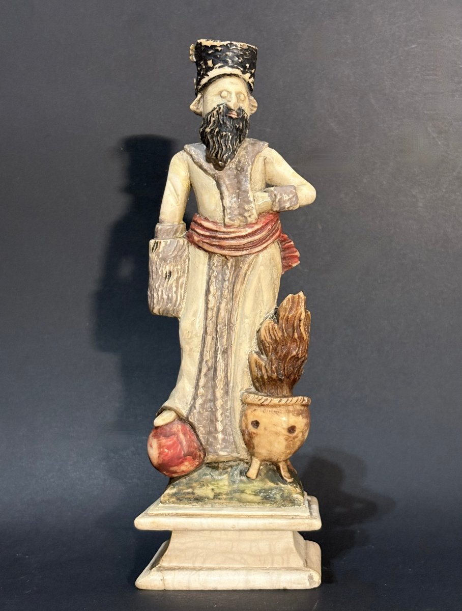"the Four Seasons," 17th Polychrome Alabaster Group From Northern Italy-photo-6