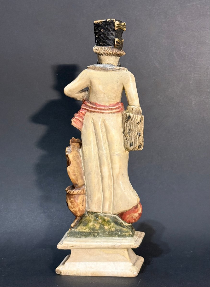 "the Four Seasons," 17th Polychrome Alabaster Group From Northern Italy-photo-7