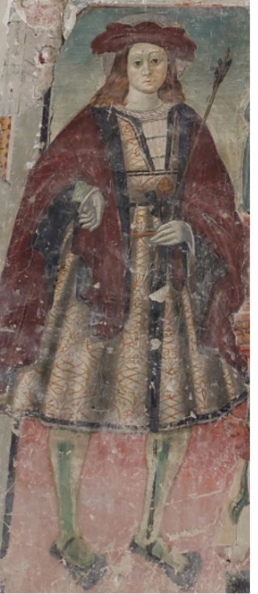 Saint Sébastien Vêtu, Sculpture en Marbre Renaissance Italien-photo-4
