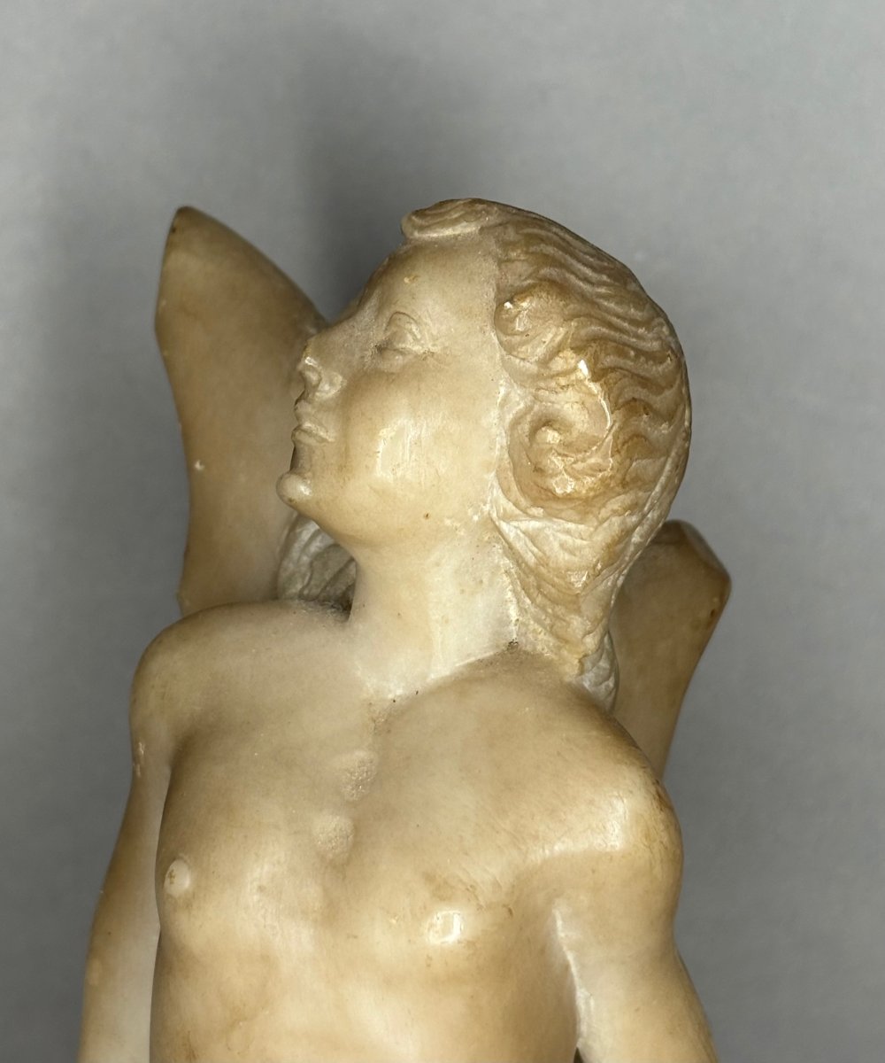 Saint Sébastien, Sculpture en Albâtre, Italie du Nord, XVIIe siècle-photo-3