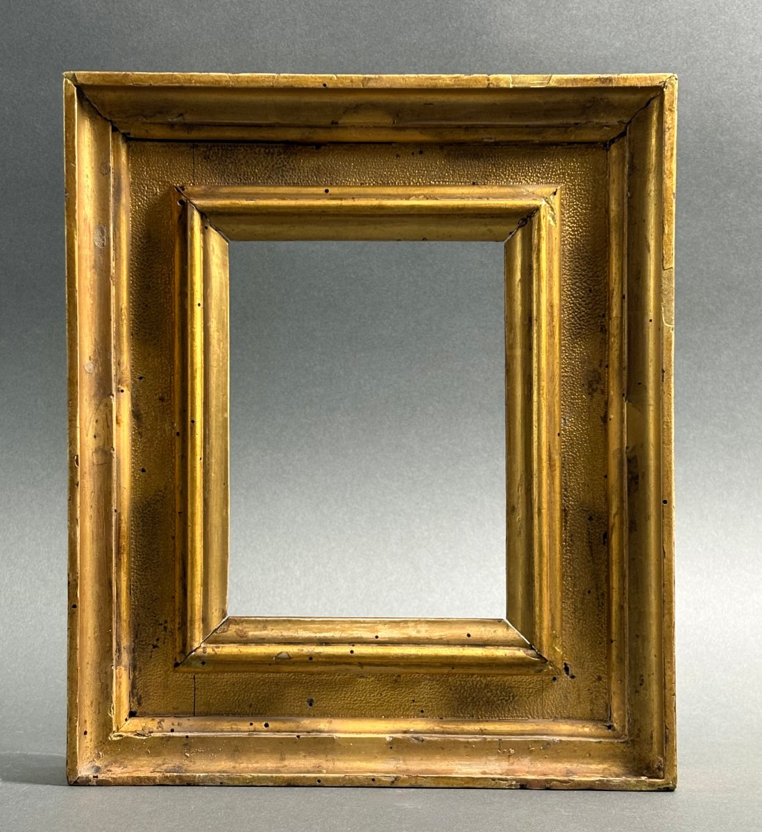 17th Gilded Wooden Italian Collector's Cassetta Frame -photo-2