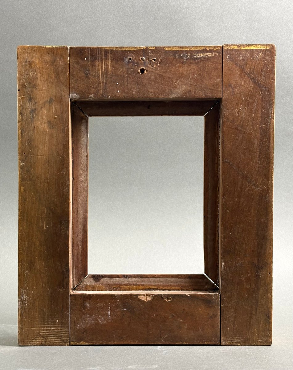 17th Gilded Wooden Italian Collector's Cassetta Frame -photo-4