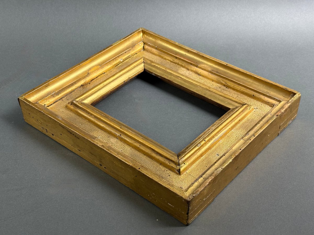17th Gilded Wooden Italian Collector's Cassetta Frame 