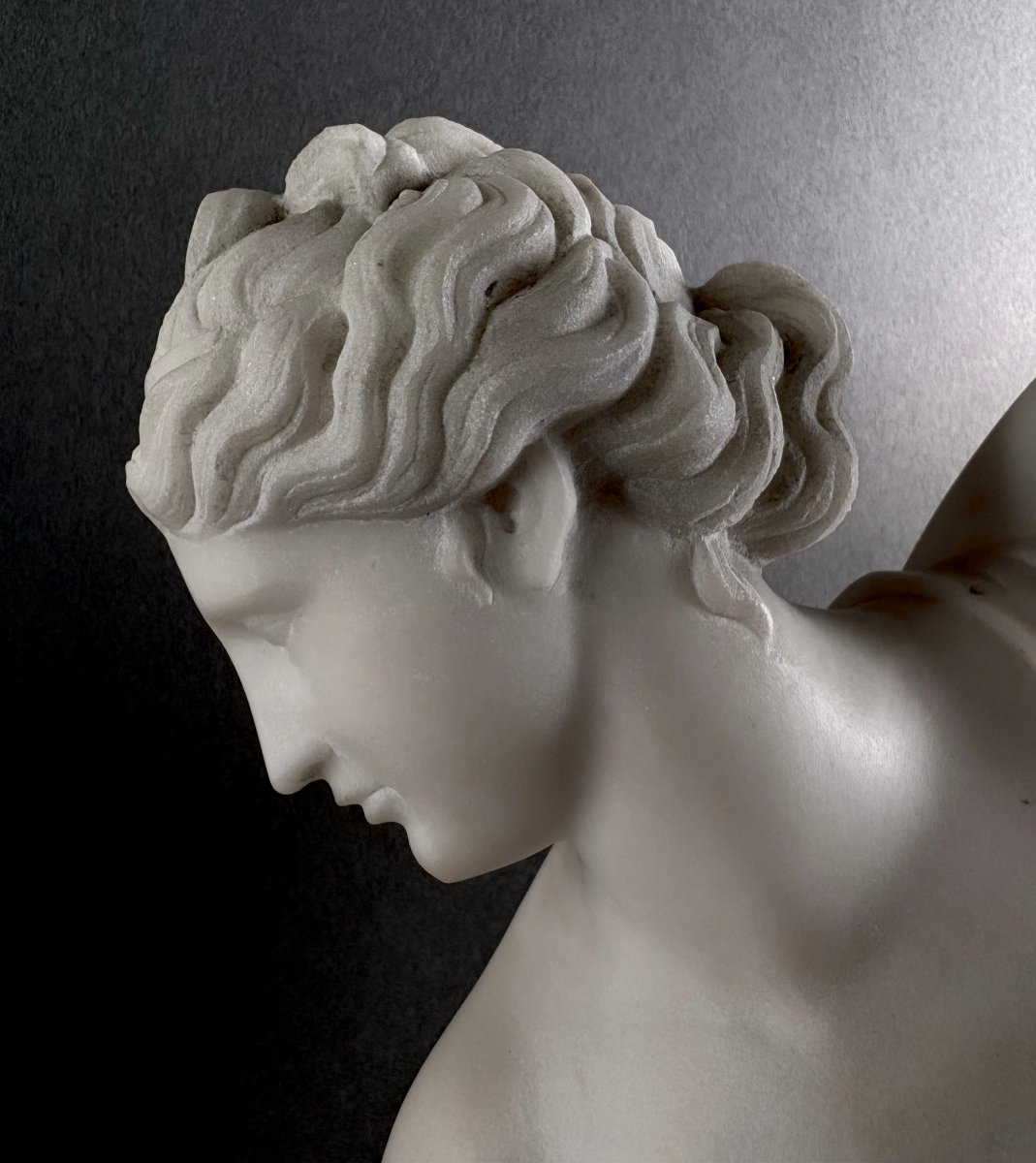 Venus Callipygia, Marble Sculpture, Roman Workshop, Grand Tour, 19th Century-photo-4