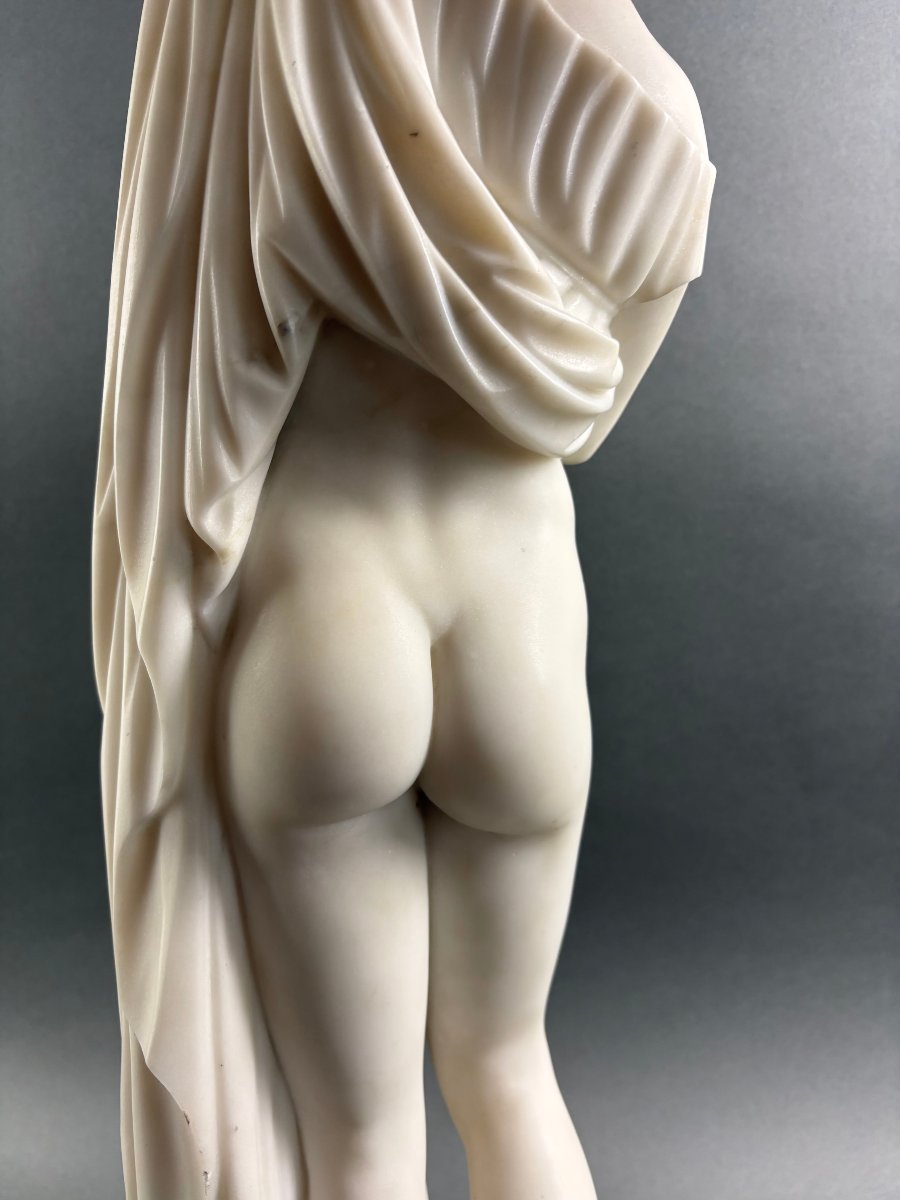 Venus Callipygia, Marble Sculpture, Roman Workshop, Grand Tour, 19th Century-photo-4