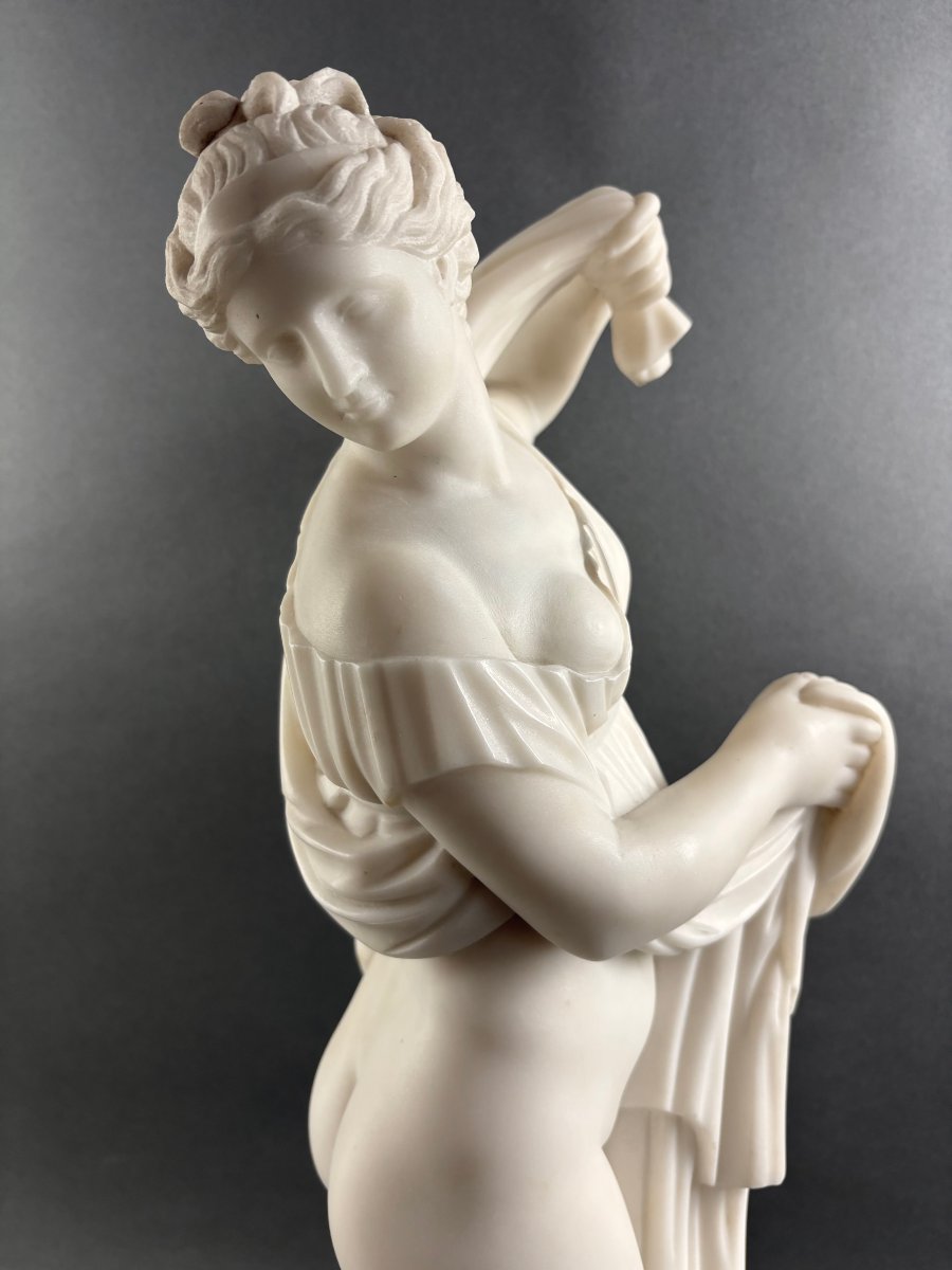 Venus Callipygia, Marble Sculpture, Roman Workshop, Grand Tour, 19th Century-photo-5