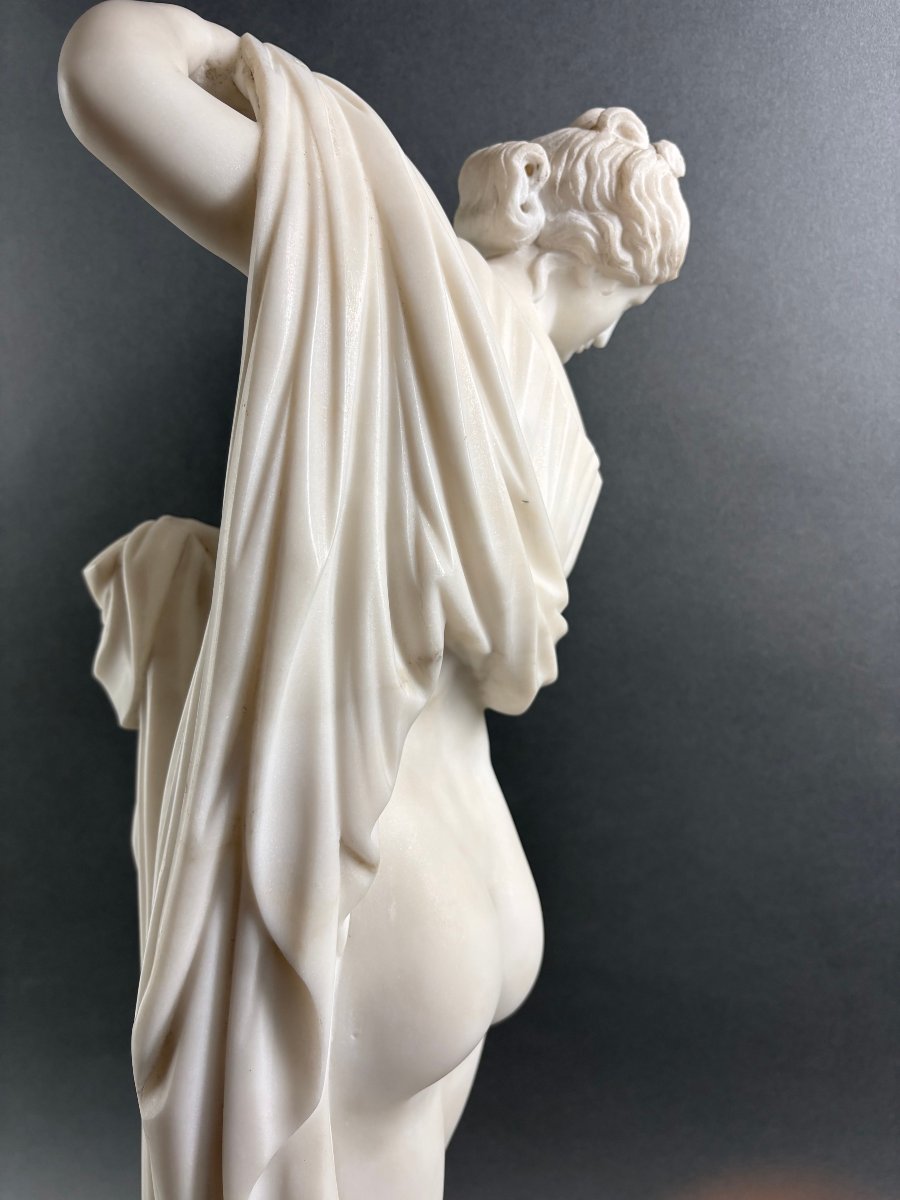 Venus Callipygia, Marble Sculpture, Roman Workshop, Grand Tour, 19th Century-photo-8