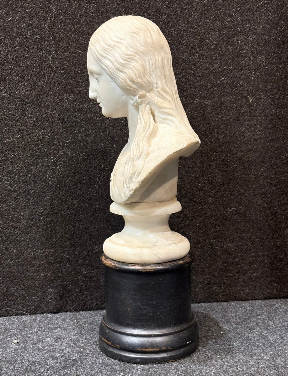 Achille Bianchi (1837-1889) – Buste en marbre-photo-4