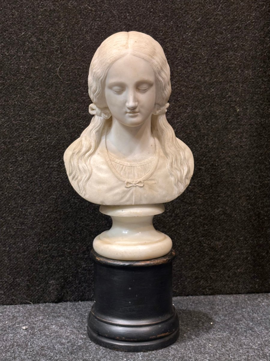 Achille Bianchi (1837-1889) – Buste en marbre