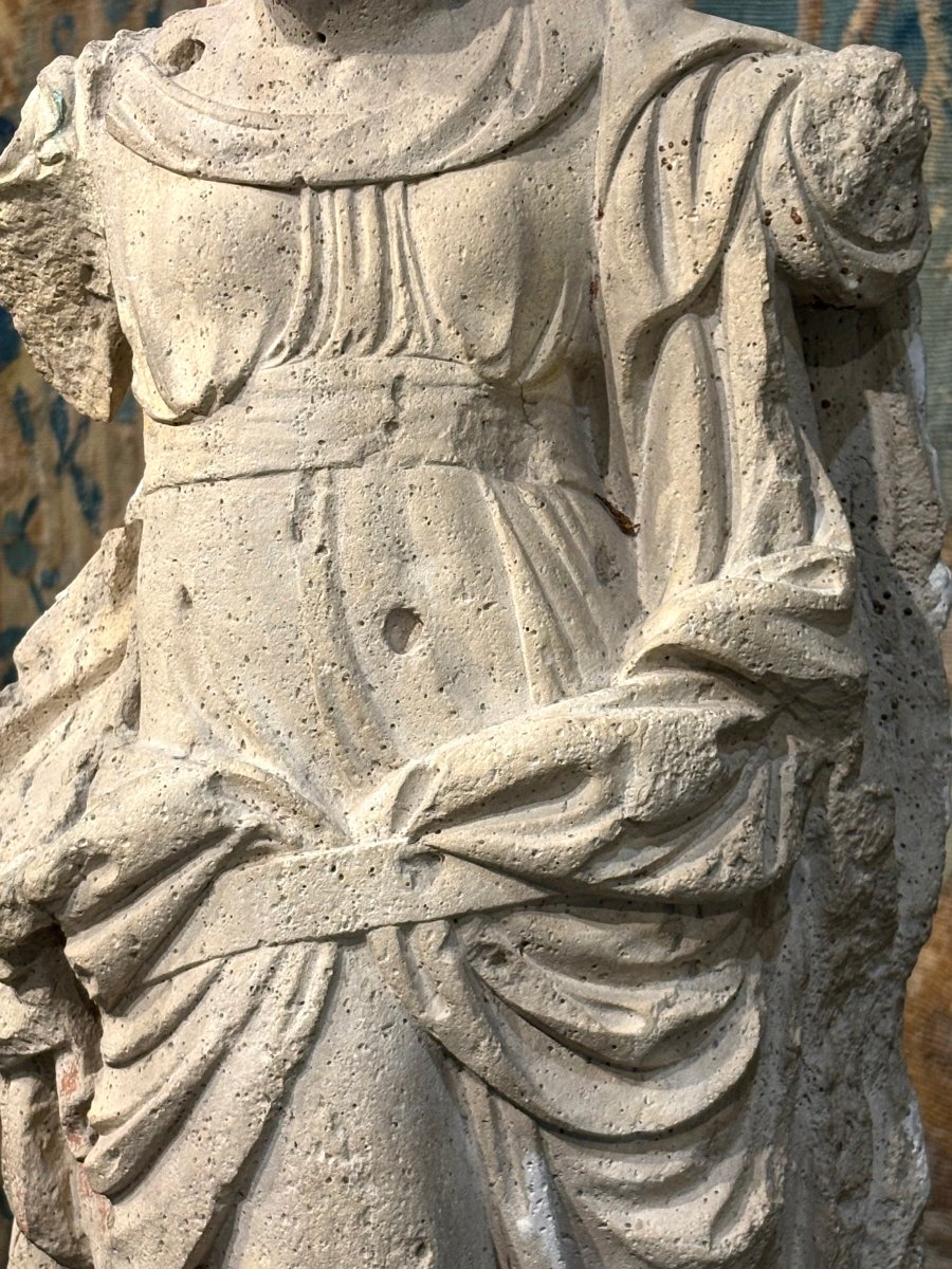 Mannerist Sculpture In Ile-de-france Limestone, Second Half Of The 16th Century-photo-3