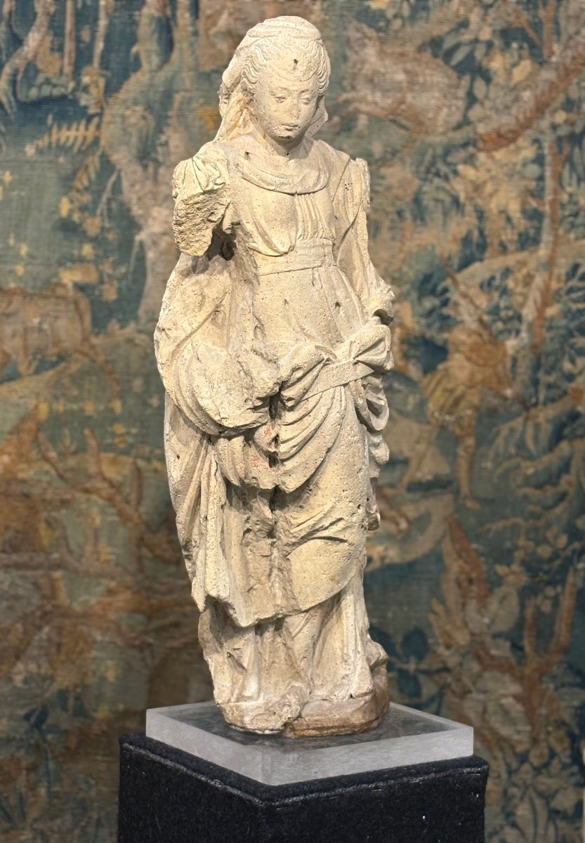 Mannerist Sculpture In Ile-de-france Limestone, Second Half Of The 16th Century-photo-4