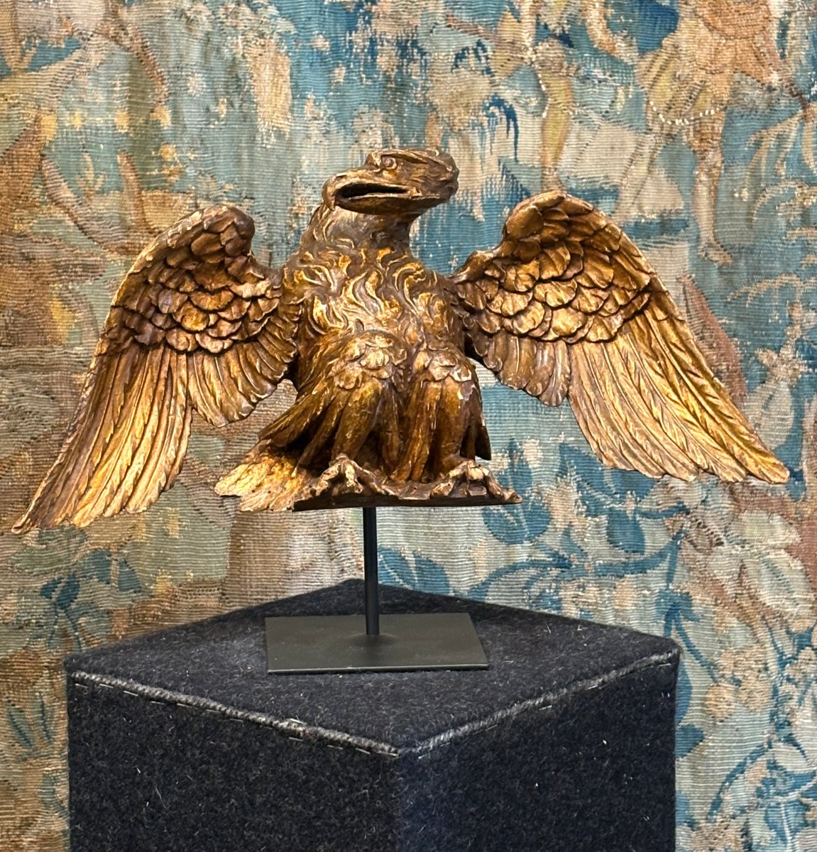 Aigle en Bois Doré Néoclassique Italie 18éme siècle