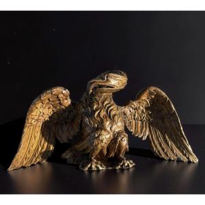 Aigle en Bois Doré Italie 18éme siècle