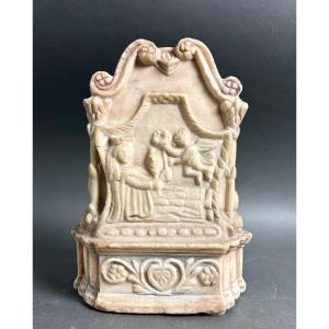 Plaque à Relief en Marbre Renaissance, Lombardie, début 16éme siècle