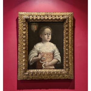 17th Portrait Of A Child From The Aldrovandi Colonna Family Emilian School
