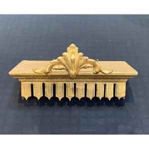 Couronne à Baldaquin en Bois Doré, XVIIIe siècle