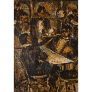 Antonio Fuentes (tangier, 1905–1995), Known As “the Picasso Of Tangier” “at The Café”