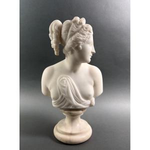 Buste en Marbre de la Vénus Italique, Grand Tour, XIXe siècle