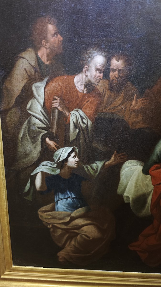 European School, 17th Century. The Assumption Of The Virgin-photo-2