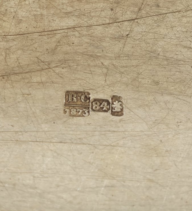 Tabatière en argent niellé avec vue de ville, Russie, 1873-photo-1