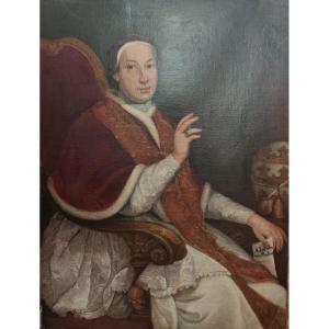 Portrait Of Pope Pius VI Braschi, Roman School, 18th Century