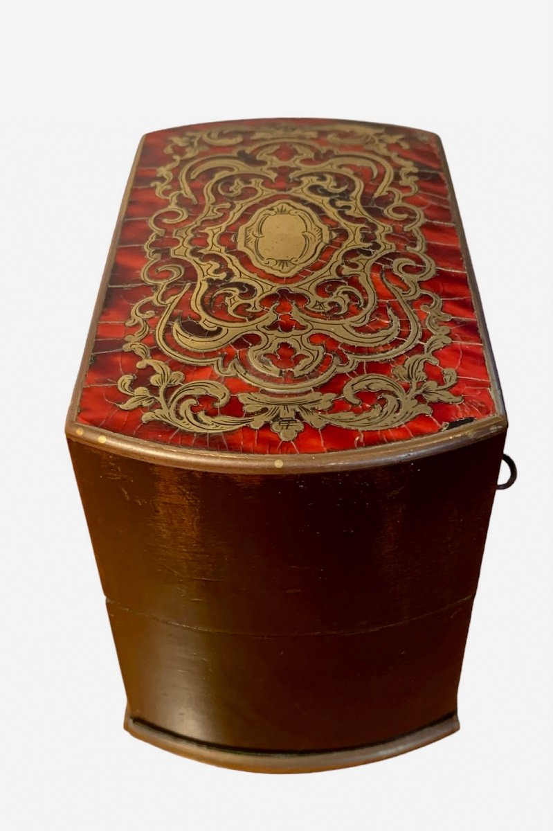 Boulle Perfume Box From The Napoleon 3 Period.-photo-4