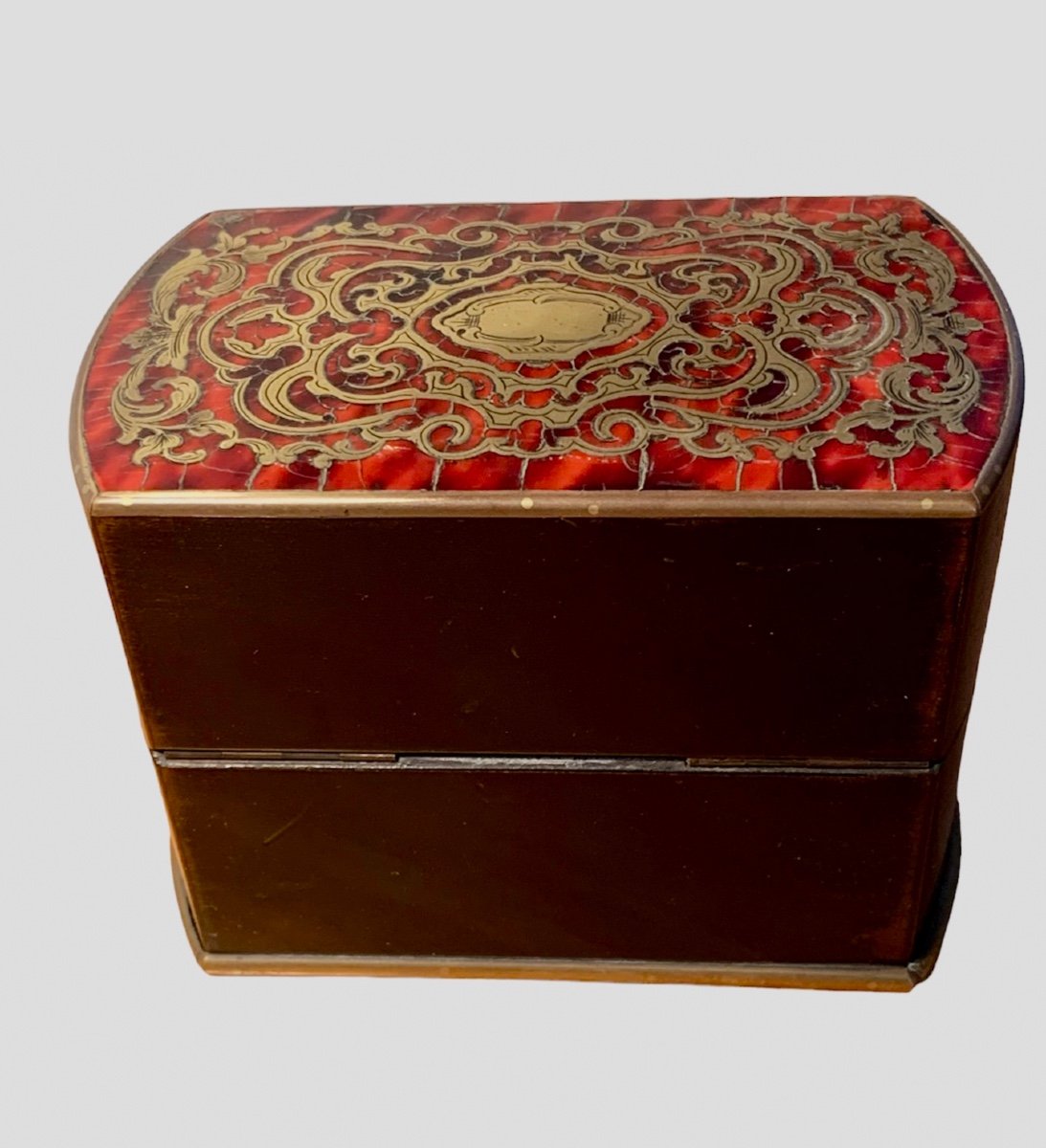 Boulle Perfume Box From The Napoleon 3 Period.-photo-1