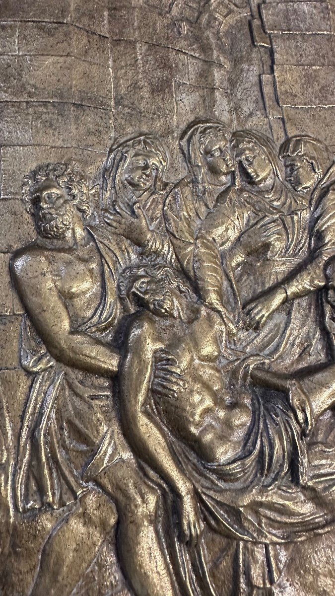 Plaque Bas-relief En Bronze - Louis Philippe (19ème Siècle)-photo-3