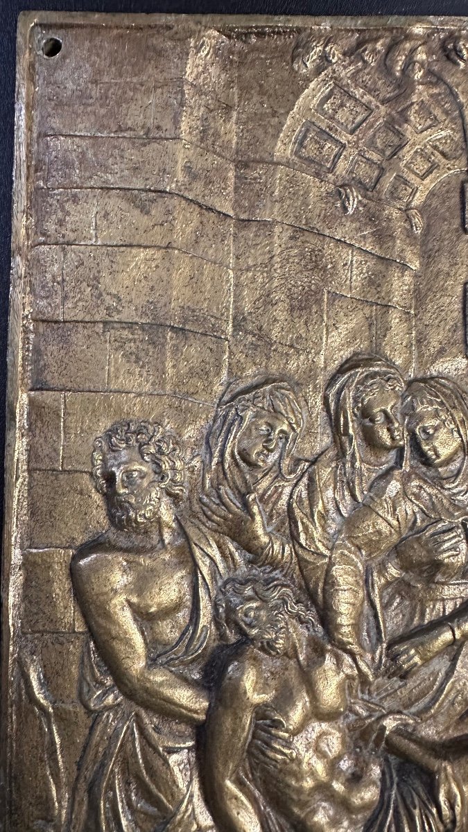 Plaque Bas-relief En Bronze - Louis Philippe (19ème Siècle)-photo-5