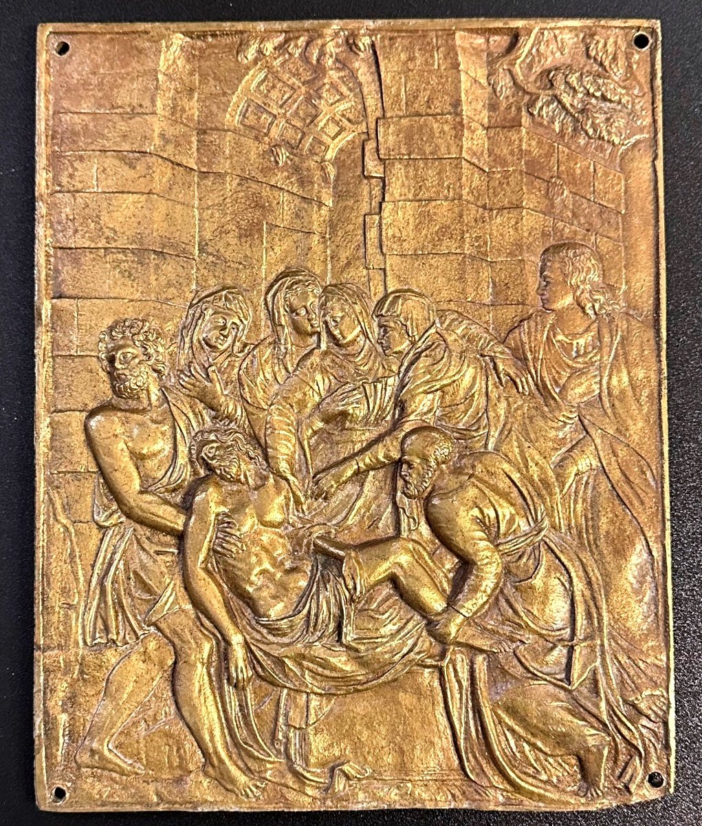 Plaque Bas-relief En Bronze - Louis Philippe (19ème Siècle)