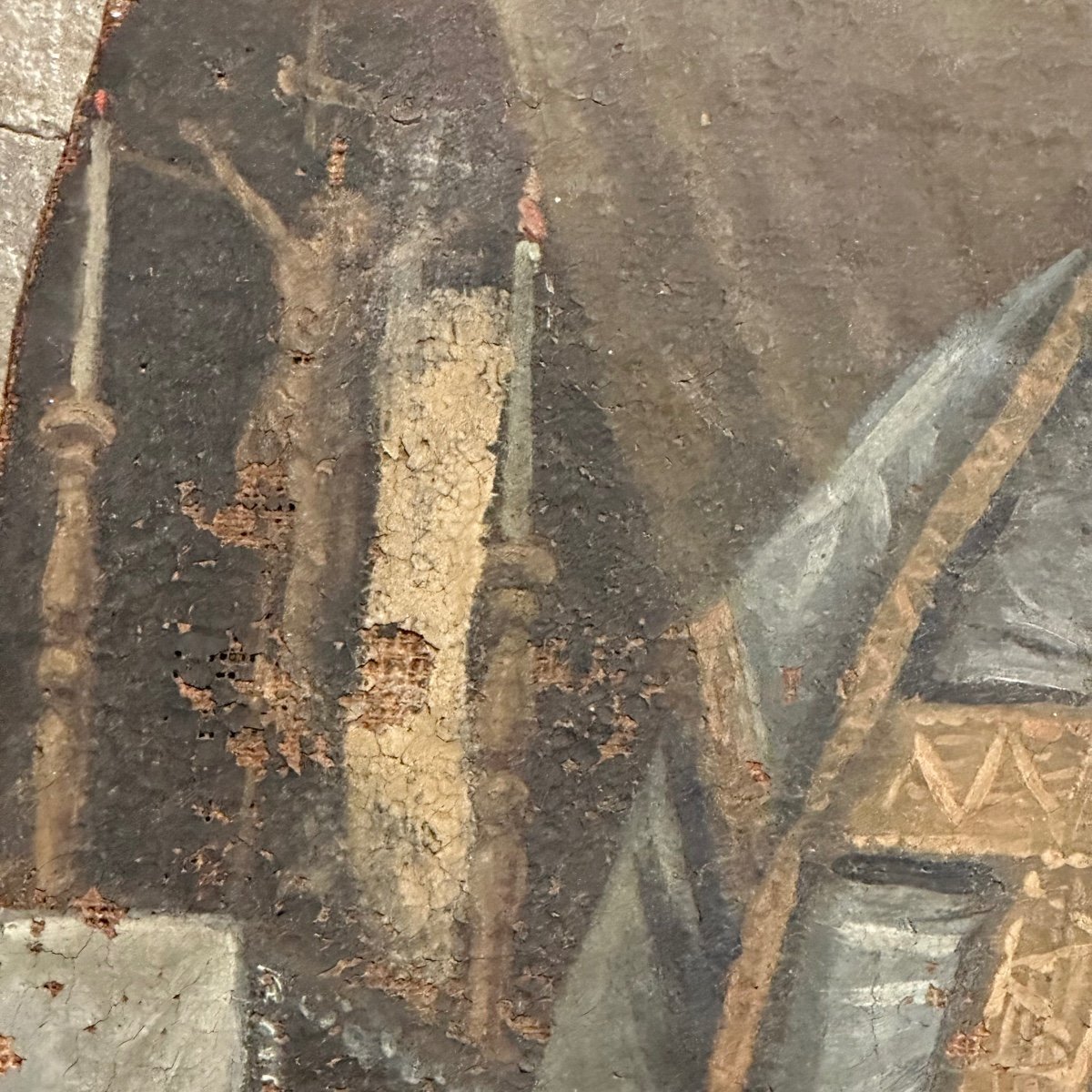Tableau, Huile Sur Toile Sant'andrea Avellino - XVIIIe Siècle-photo-4