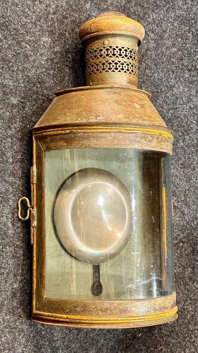 Large Lacquered Lantern - Napoleon III-photo-2