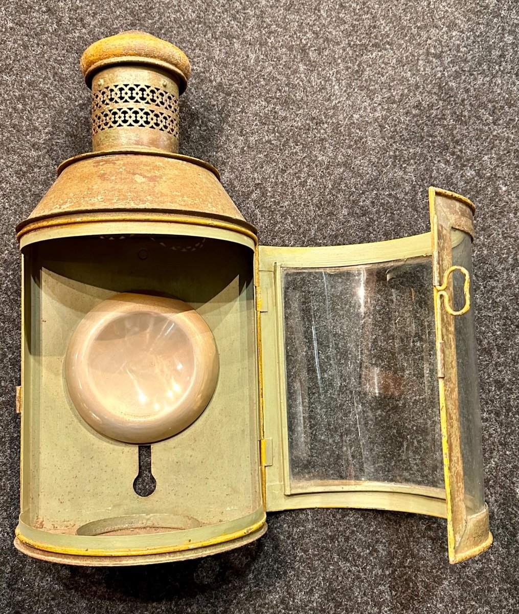 Large Lacquered Lantern - Napoleon III-photo-1