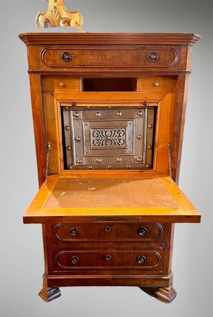 Secretaire With Safe - Louis Philippe.