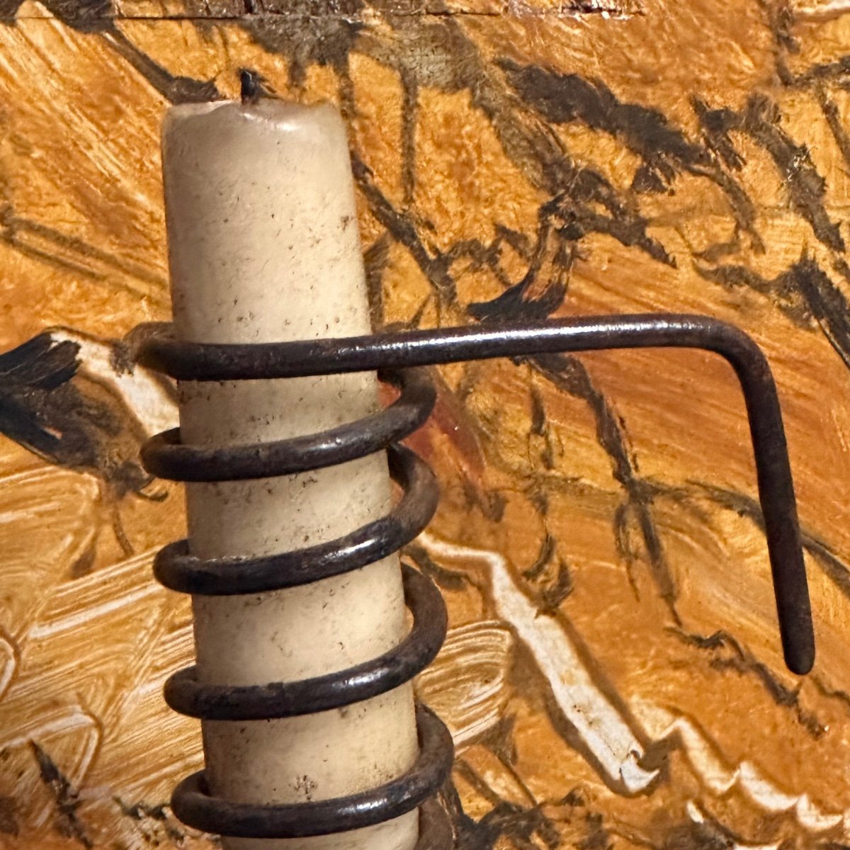 “rat De Cave” Cellar Candle Holder - Early 1900s.-photo-4