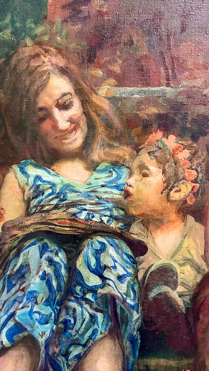Painting, Oil On Canvas, Signed Alcorlo 73-photo-3