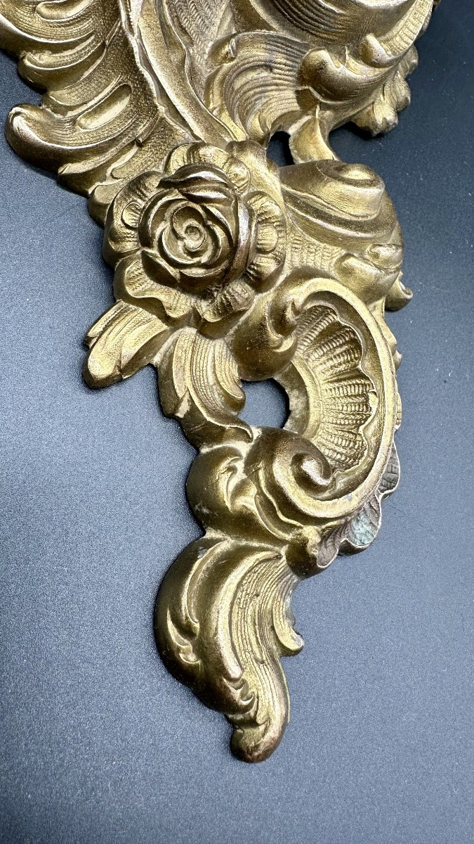 Paire d'étagères En Bronze - XIXe Siècle-photo-4