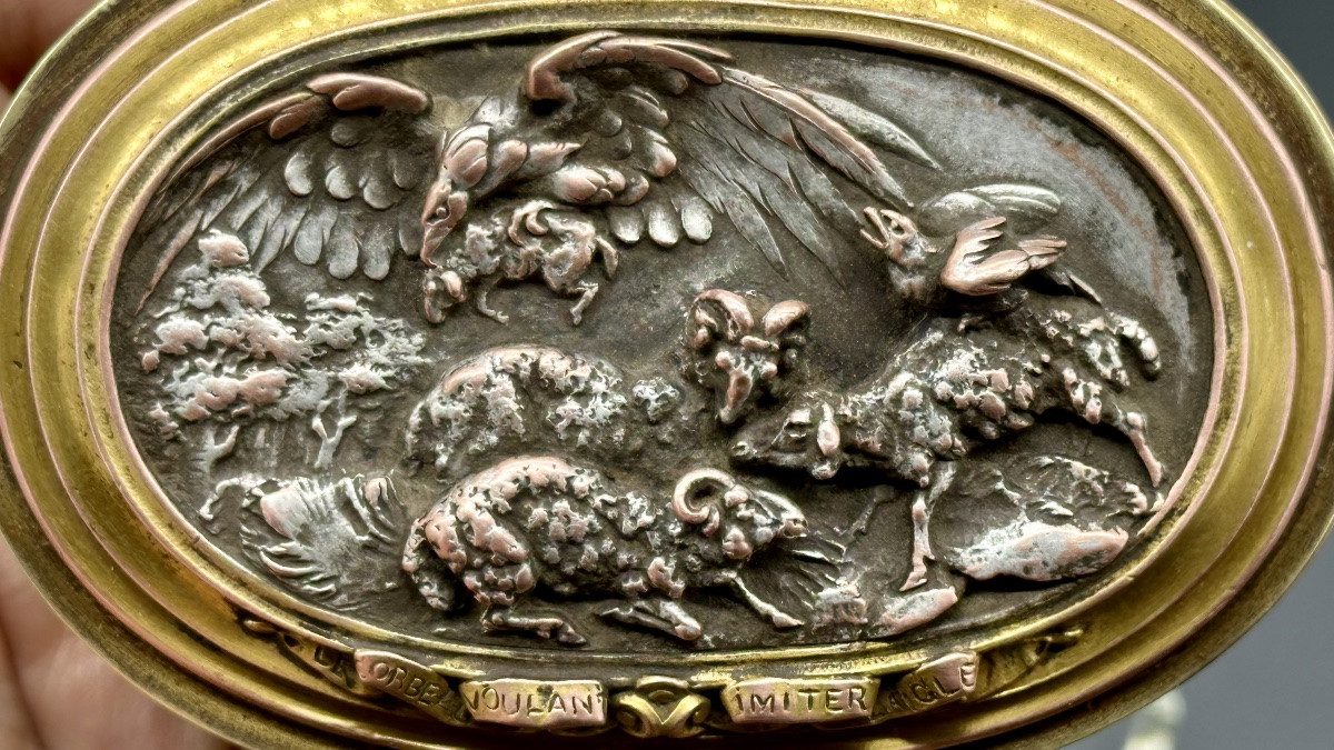 Jewelry Box Louis Théophile Hingre - L. Oudry Editore - 19th Century -photo-1